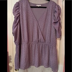 Maurice’s lavender blouse